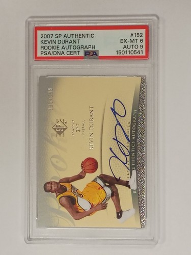 Kevin Durant [Rookie Autograph] #152 2007 SP Authentic card