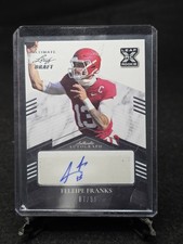 FELEIPE FRANKS 2021 LEAF ULTIMATE DRAFT FOOTBALL ROOKIE AUTO /99
