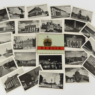 Berlin 1930s - 24 Original German B&W Pictures Brandenburg Gate Olympic Stadium