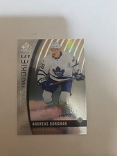 2017-18 SP Game Used - Authentic Rookies Andreas Borgman #118 Rainbow /222 (RC)