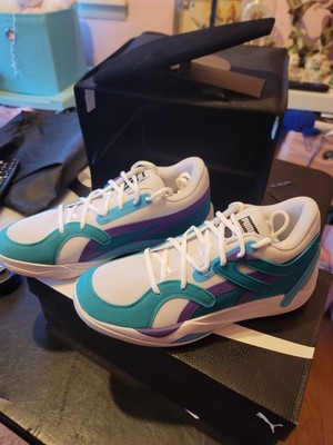 NWB, Puma , Adults size 10, TRC Blaze Count, puma-white-deep aqua