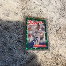 1993 Donruss - Elite Dominator Juan González #11 Autograph 936/5000 (AU)
