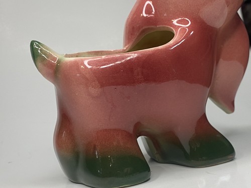 Hull Pottery Dog Pink Puppy Planter Big Sad Eyes Cocker Spaniel 1950s Vintage - Picture 12 of 23