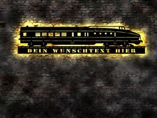 LED Leuchtschild Lok Eisenbahn DDR VT18 VT 18...