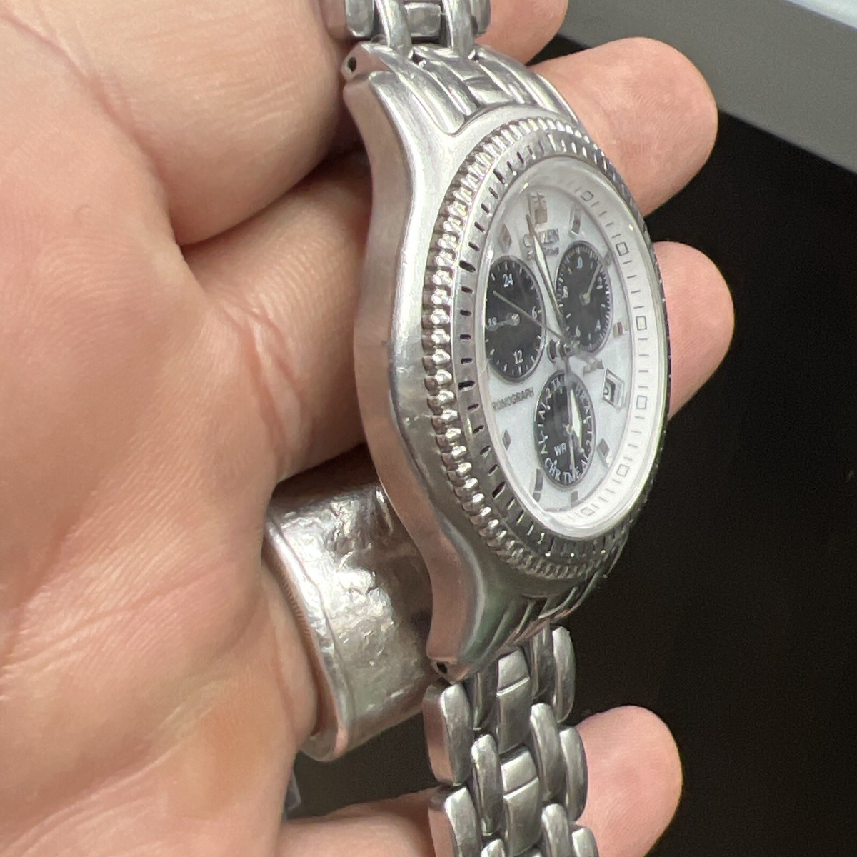 Citizen E860-S034663 Eco-Drive Chronograph Alarm WR100 Watch | eBay