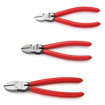 KNIPEX Seitenschneider, mit Kunststoff überzogen, Schwarz atramentiert