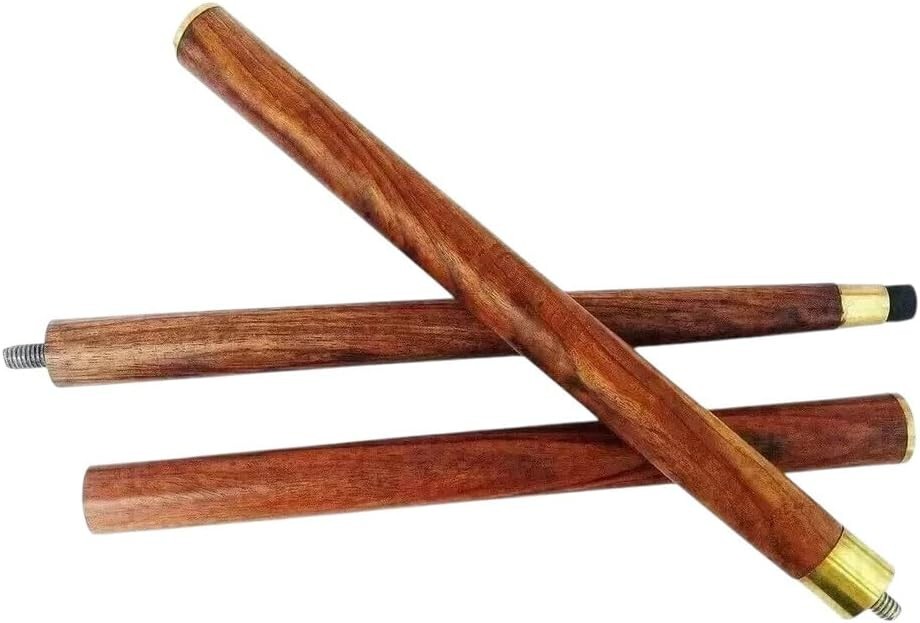 Bastone da passeggio in legno marrone con manico per cani in ottone, regalo b... foto 3
