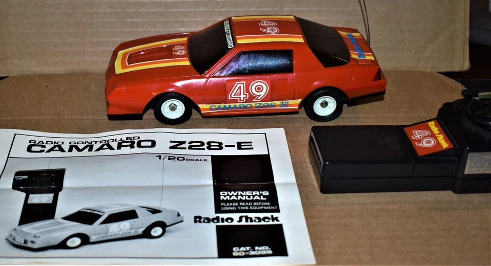 Radio Controlled Camaro Z28-E 1/20 scale, Radio Shack-Tandy Corp. USA, Excellent - Image 4 of 4