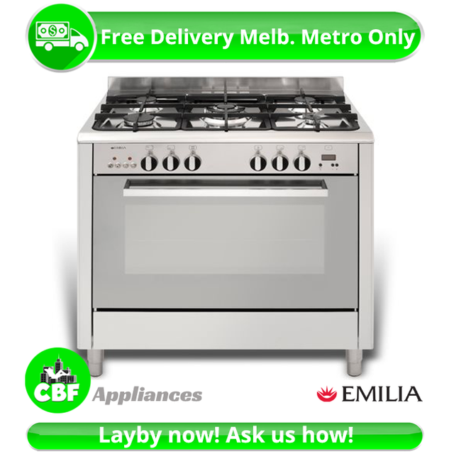 Emilia DI965MVI4 Emilia Romagna Series Upright Gas Cooker Silver for sale online eBay