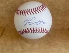 JOSIAH GRAY NATIONALS SIGNED AUTOGRAPHED M.L. BASEBALL BECKETT AUTH