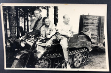 AK -  orig. Foto Postkarte - NSU Kettenkrad um 1945/1946 - ungelaufen