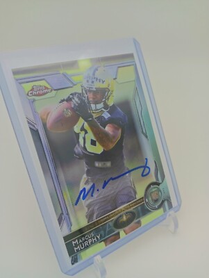 2015 Topps Chrome Football Marcus Murphy RC Auto #143