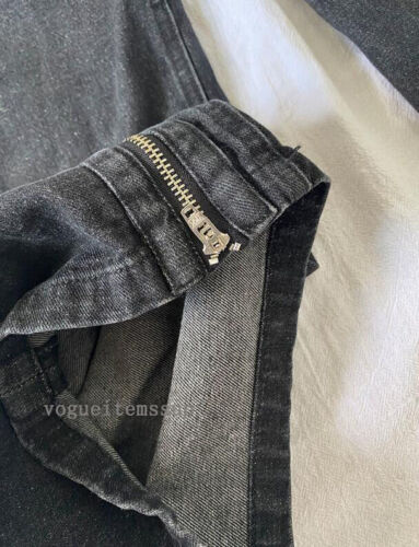 Men double waist multiple pockets zipper y/project jean casual