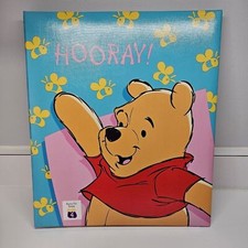 NEW VINTAGE Hallmark Disney Winnie Pooh Post Bound Refillable Photo Album AR6555