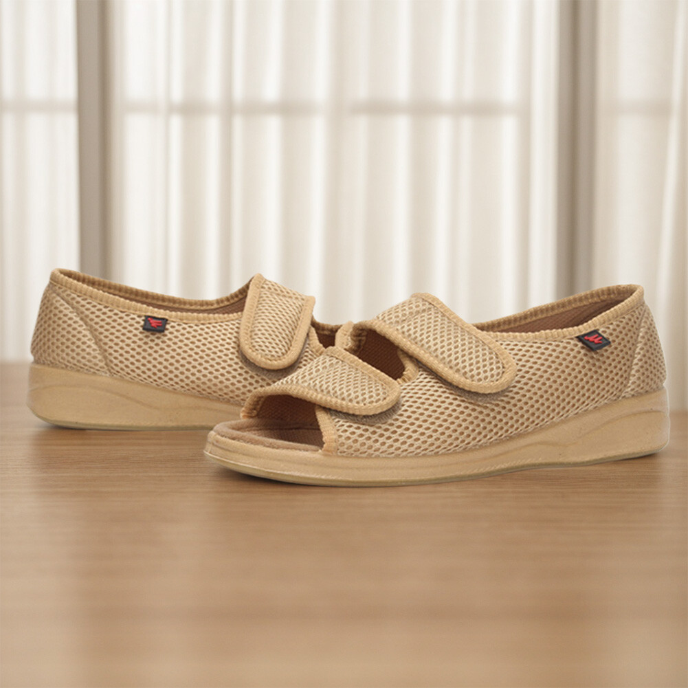 APL Sandali donna diabetici sandali punta aperta sandali larghi da passeggio per interno esterno