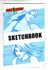 Rival Angel Comics Alan Evans (X-Men Artist)  Sketchbook Women of Wrestling Rare