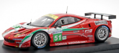 Ferrari 458 Italia GT2 Fujimi 1:43 – 24H Du Mans 2011 #51 – Édition Limitée