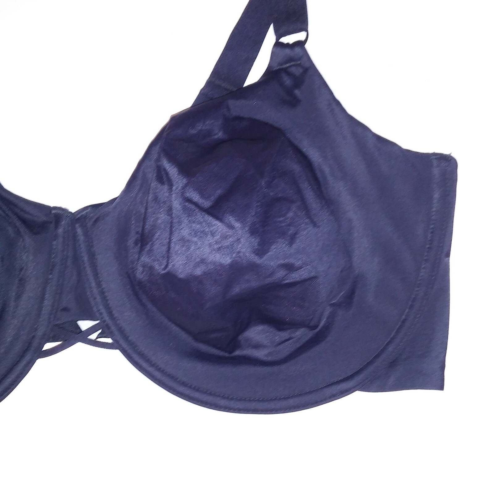 Vanity Fair Bra 44DDD Solid Black Lightly Lined U… - image 3