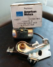 American Motors 4488760 Points & condenser, CJ and SJ & J series Made In USA 1B3