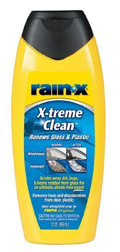 Rain-X Xtreme Clean GLASS CLEANER Renews GLASS PLASTIC Windshields