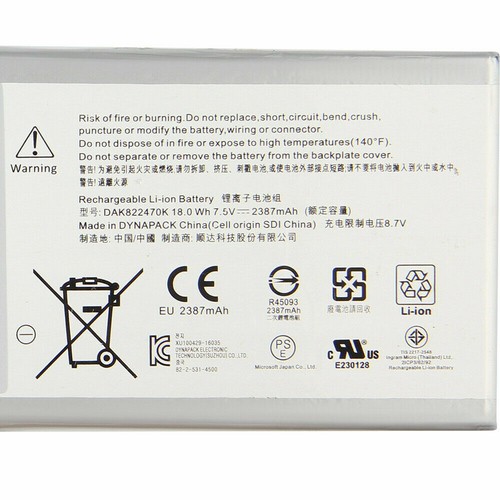 DAK822470K New Battery for Microsoft Surface Book 1 CR7-00005/00007 DAK822470K New Battery for Microsoft Surface Book 1 CR7-00005/00007