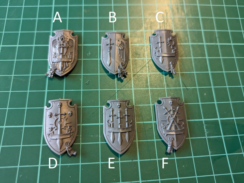 Dark Angels Deathwing Knights Storm Shield (bits)