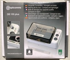 Caja de secado para audífonos - compacta y ligera - amplicomms DB 100 plus