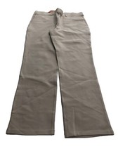 Quince Beige Ultra-Stretch Ponte Straight Leg Pants Large