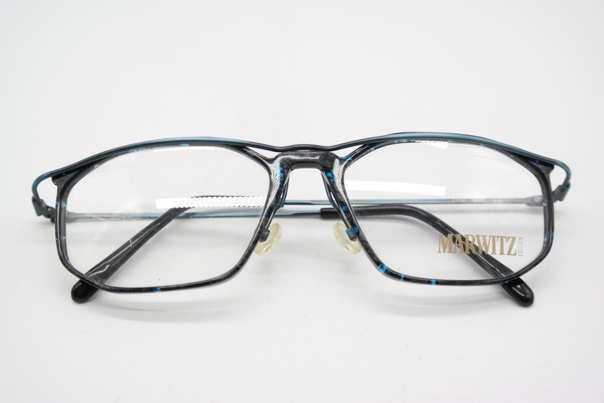 Lunettes Vintage Marwitz G89 - Monture Argentée Ovale - Taille 49/32/138 - NOS (New Old Stock) - Neuf