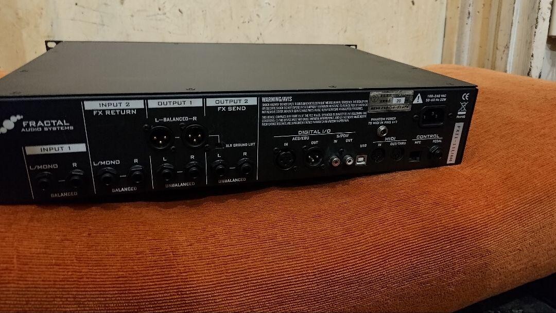 FRACTAL AUDIO SYSTEMS Axe-FX II MarkII Color Black Digital 4 