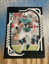 CHANNING TINDALL 2022 Panini ABSOLUTE GREEN PARALLEL ROOKIE CARD #152 Miami LB