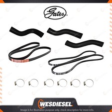 Gates Drive Belt & Radiator Hose Kit fits Toyota Land Cruiser HDJ100 4.2L 150KW