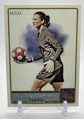 Hope Solo 2011 Topps Allen & Ginter #12 Champion Women s Soccer Goalkeeper USA