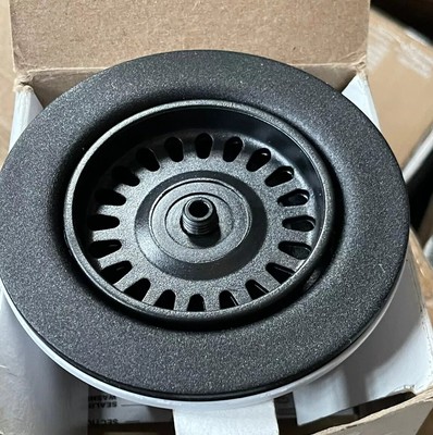 Blanco 441090 Basket Strainer and Sink Flange 3.5'', Matte Anthracite Black 