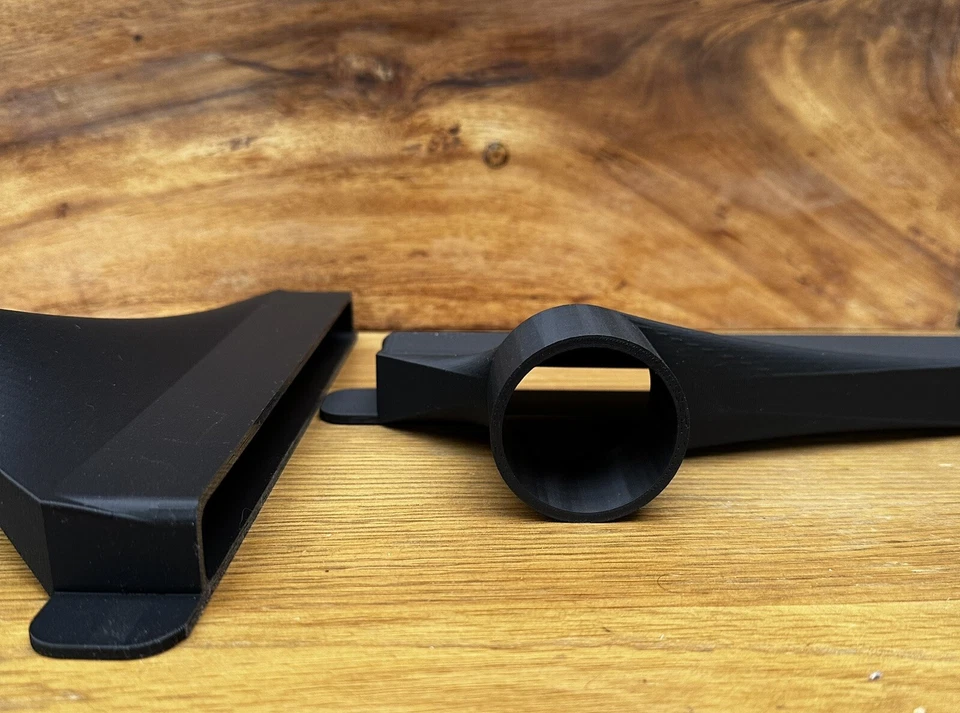 1 Pair Of Brake Cooling Ducts Intake Race Rally Track Car Turbo Oil Cooler - Image 3 of 3