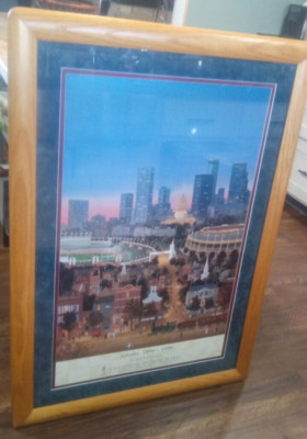 Michel Delacroix Hand Signed 1996 Print Centennial Olympic Games Atlanta