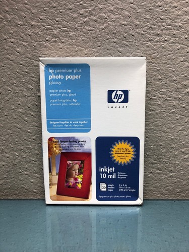 HP PREMIUM PLUS GLOSSY PHOTO PAPER 20 SHEETS 4"x 6" #2425 - 第 1/9 張圖片