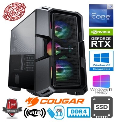 i9 GAMING PC - INTEL CORE i9 11900K 32GB RAM 1 TB SSD NVIDIA GEFORCE RTX3080 10GB