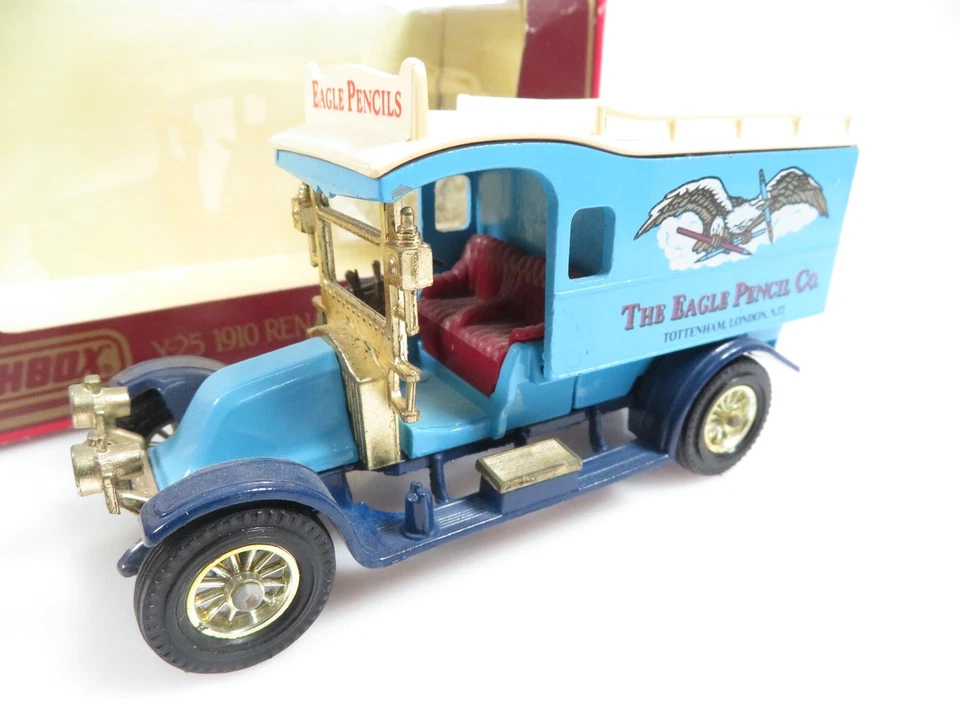 Matchbox Models of Yesteryear Y25 1910 Renault AG Eagle Pencil #9147 - Bild 2 von 4