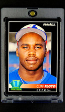 1992 Pinnacle #296 Cliff Floyd RC Rookie Montreal Expos Baseball Card. rookie card picture