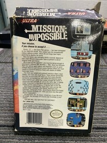 MISSION: IMPOSSIBLE - NES 1990 Cartridge and Box Video Game