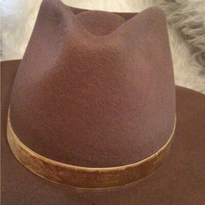 NEW! Wyeth mossy velvet band rancher hat | eBay
