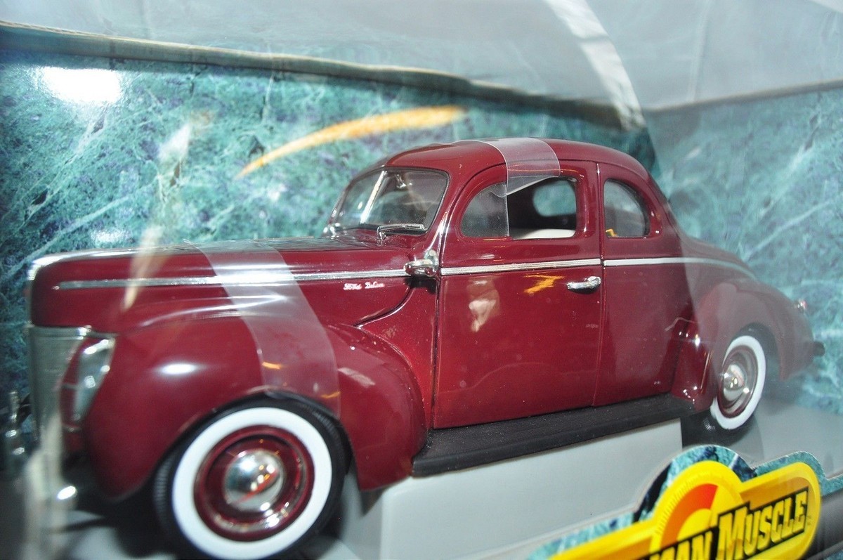 1:18 Ertl Ford Deluxe Coupe '40 maroon NIB | eBay