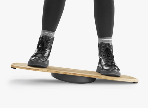 Standing Balance Board, Used READ, Rocker X Bamboo Office Desk Anti-Fatigue