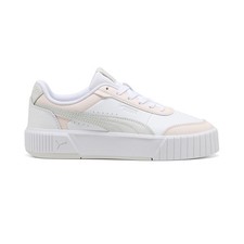 PUMA Carina Mia Lace Up Womens White Sneakers Casual Shoes 40263707