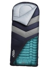 Kids Sleeping Bag with Built-in Pad Fits Up to 4'6" All-in-One Blue