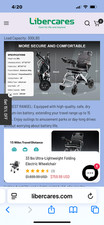 motorized wheel chair preowned