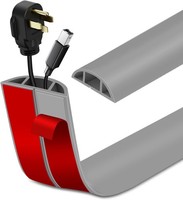 Kabelkanal Selbstklebend 3M Flexibler Kabelschutz Kabelabdeckung Grau FüR BüRo