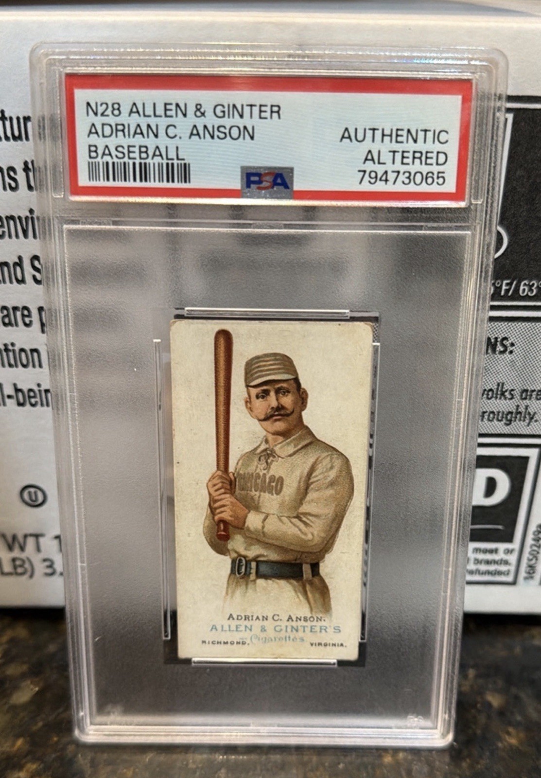 Cap Anson N28 Allen Ginter