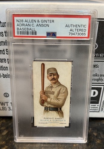 1887 N28 Allen & Ginter #3 Adrian C. Anson — Raw